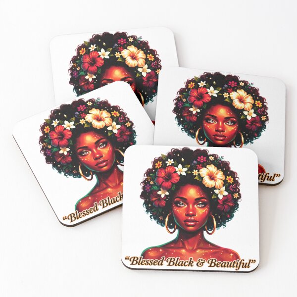 Item preview, Blessed Black & Beautiful vibrant designed and sold by BlessedBlackBeautiful.