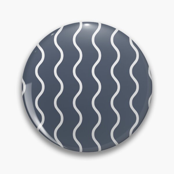 Item preview, Slate And White Waves Pattern designed and sold by pattern-archive.