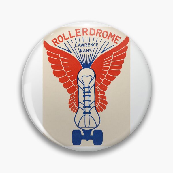 Item preview, RollerDrome Lawrence Kansas Roller Skating Rink Sticker Decal Label designed and sold by tislord.