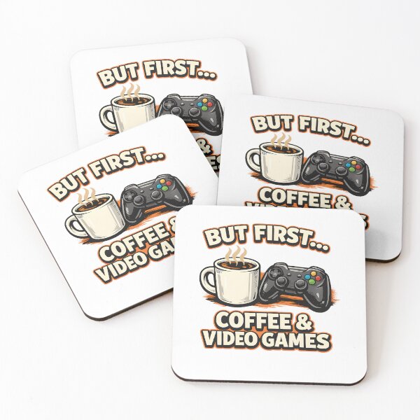 Item preview, But First… Coffee & Video Games designed and sold by jahiggin.