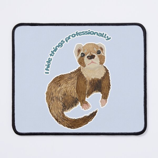 Item preview, Copy of Cosy Chaos Companion Bramble the Ferret designed and sold by Blackberries & Moss.