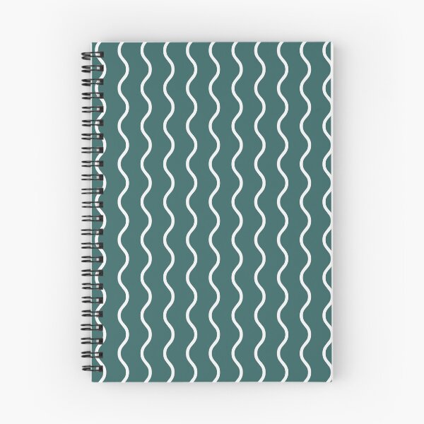 Item preview, Teal And White Waves Pattern designed and sold by pattern-archive.
