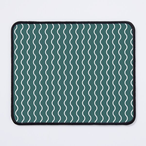 Item preview, Teal And White Waves Pattern designed and sold by pattern-archive.