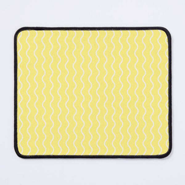 Item preview, Yellow And White Waves Pattern designed and sold by pattern-archive.