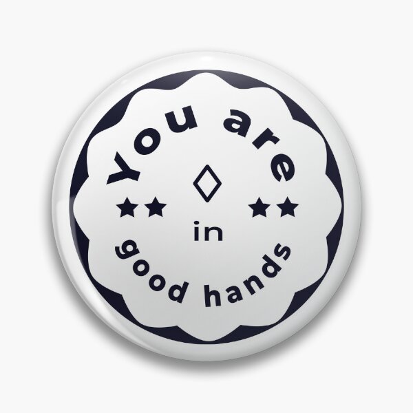 Item preview, You Are in Good Hands I'm a Teacher | Funny Teacher Quote Design | Dark Blue Typography | Teacher Humor Gift | Trendy school aesthetic designed and sold by unique art and design.