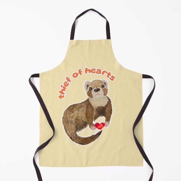Item preview, Thief of Hearts Bramble the Ferret designed and sold by Blackberries & Moss.