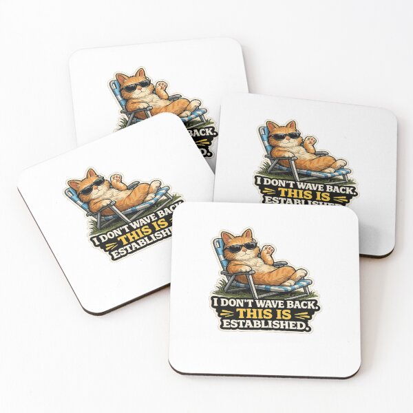 Item preview, Introvert Neighbor Cat Funny Antisocial Humor Gift Sticker designed and sold by Gentlestate.
