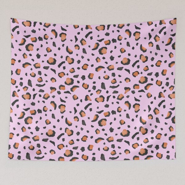 Item preview, Watercolor Leopard Print Pattern – Pink Boho Animal Print Aesthetic  designed and sold by anigui.