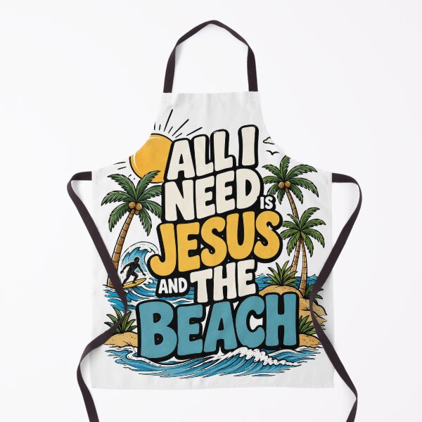 Item preview, All I Need Is Jesus And The Beach designed and sold by Spyshirt.