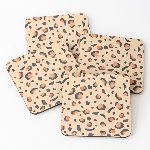 Item preview, Watercolor Leopard Print Pattern – Neutral Boho Animal Print Aesthetic in Beige, Black & Terracotta designed and sold by anigui.