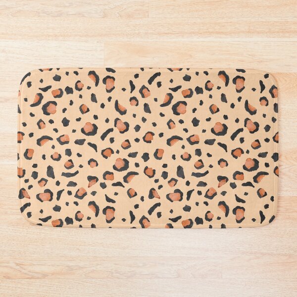 Item preview, Watercolor Leopard Print Pattern – Neutral Boho Animal Print Aesthetic in Beige, Black & Terracotta designed and sold by anigui.