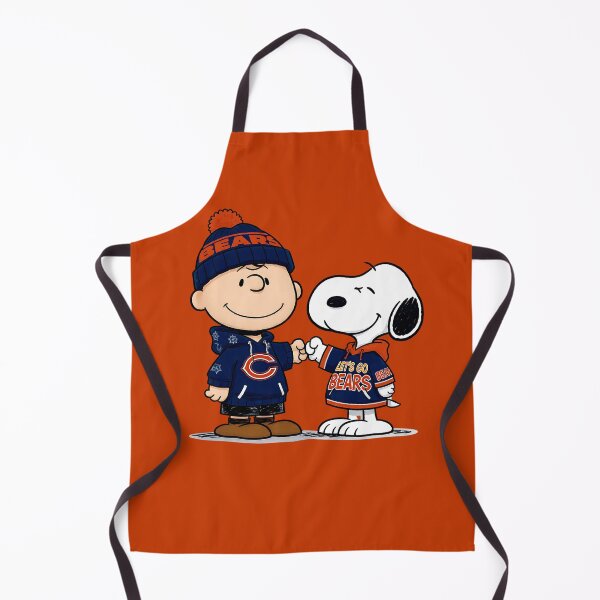 Item preview, Charlie Brown And Snoopy Chicago Bears Football designed and sold by Peggy D Schafer.
