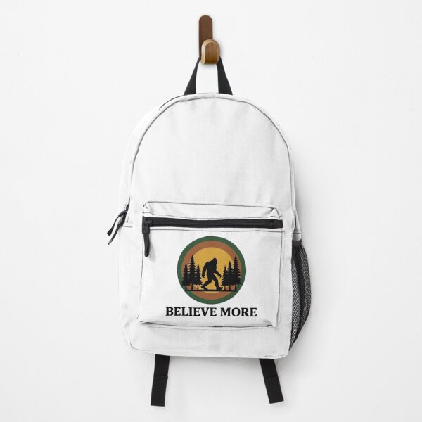 Item preview, Believe More - Retro Bigfoot Silhouette Wilderness Circle designed and sold by Arc2020.