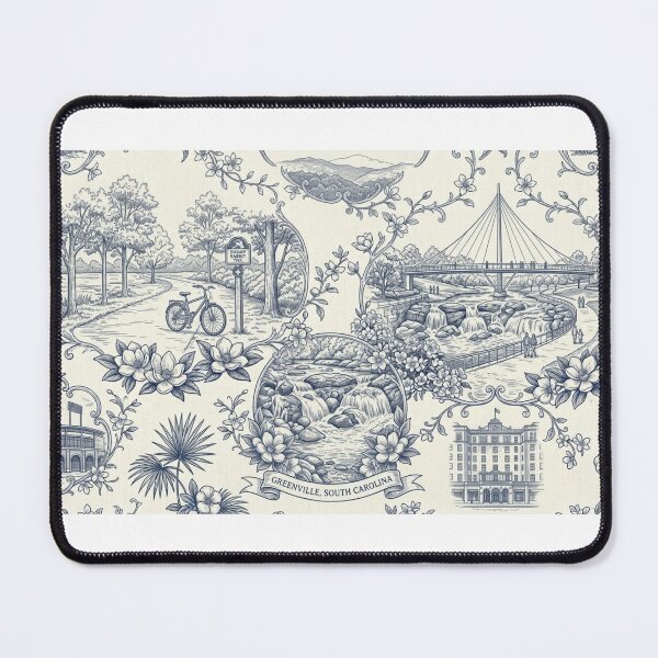 Item preview, Upstate South Carolina inspired Toile designed and sold by marniebydesign.