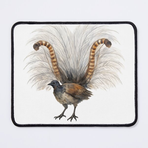 Item preview, Superb Lyrebird Watercolour Illustration designed and sold by Jaruart.