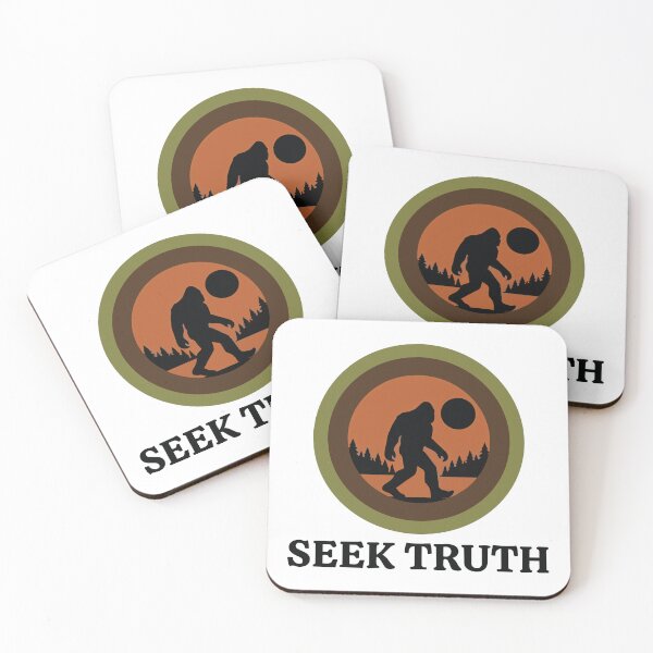 Item preview, Seek Truth - Bigfoot Footprint & Silhouette Expedition Gear designed and sold by ArcApparel2020.