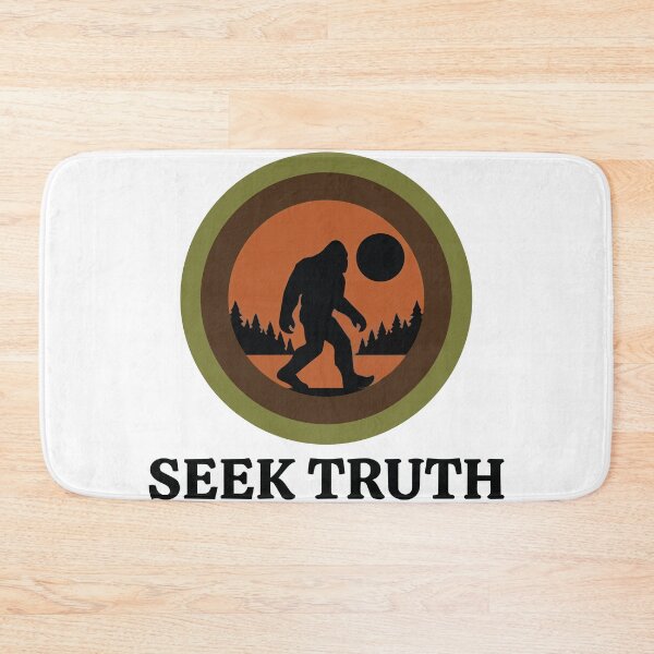 Item preview, Seek Truth - Bigfoot Footprint & Silhouette Expedition Gear designed and sold by ArcApparel2020.