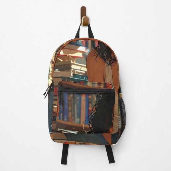 Item preview, Cozy Anime Girl Reading in Library designed and sold by Kavin786.
