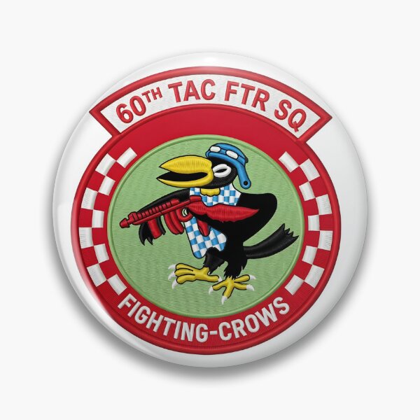Artikelvorschau, Emblem des 60. Taktischen Jagdgeschwaders „Fighting Crows“ entworfen und verkauft von CharlieDesings.