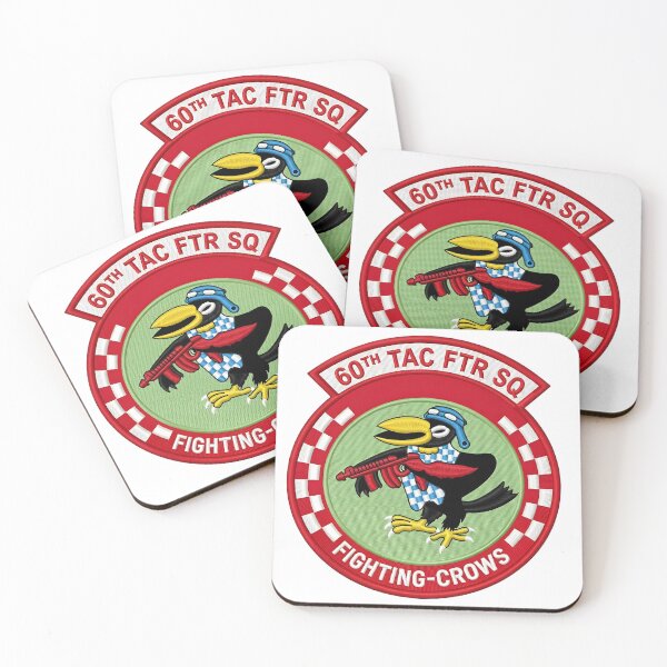 Item preview, 60th Tactical Fighter Squadron "Fighting Crows" Emblem designed and sold by CharlieDesings.