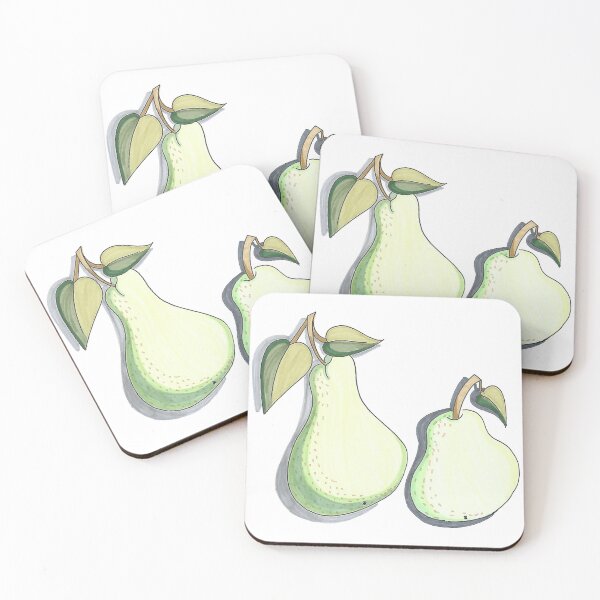 Item preview, Nice Pear - Hand Drawn Pair of Pears designed and sold by AJPrettyObscene.