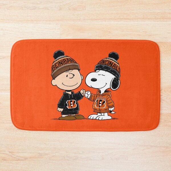 Item preview, Charlie Brown And Snoopy Cincinnati Bengals Football designed and sold by Peggy D Schafer.