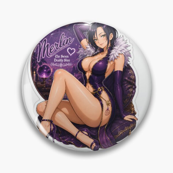 Item preview, Pin-up Merlin designed and sold by katfishkenny.