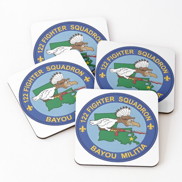 Item preview, 122nd Fighter Squadron "Bayou Militia" Emblem designed and sold by CharlieDesings.