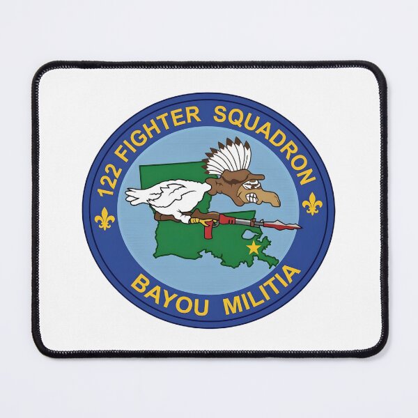 Item preview, 122nd Fighter Squadron "Bayou Militia" Emblem designed and sold by CharlieDesings.