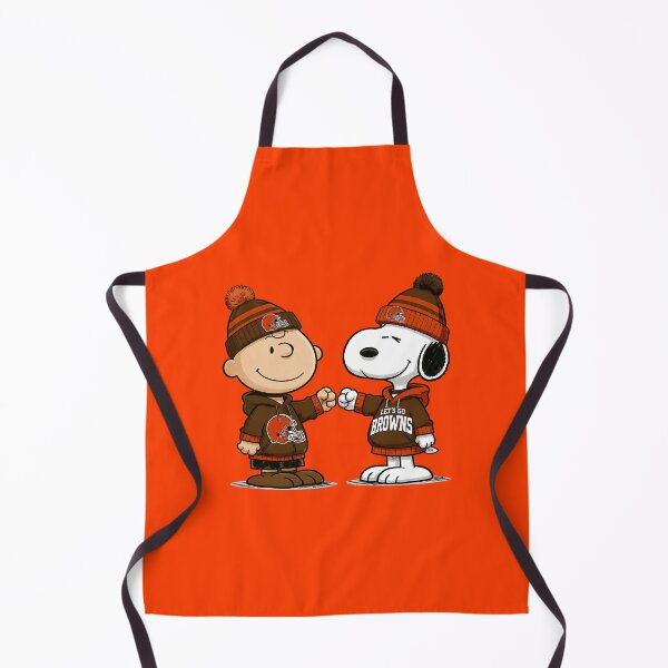 Item preview, Charlie Brown And Snoopy Cleveland Browns Football designed and sold by Peggy D Schafer.