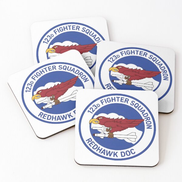 Item preview, 123rd Fighter Squadron "Redhawks" Emblem designed and sold by CharlieDesings.