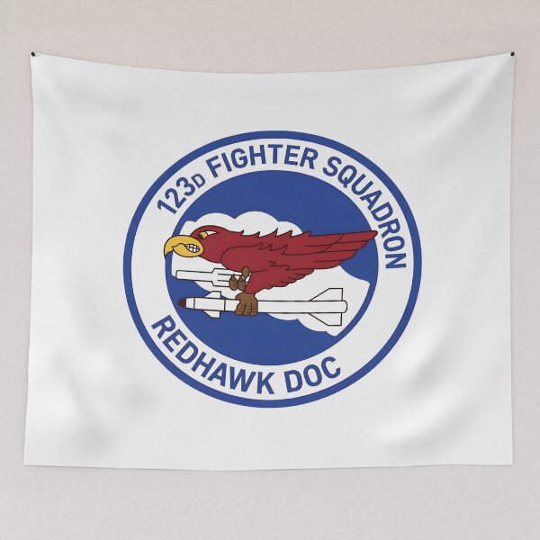 Item preview, 123rd Fighter Squadron "Redhawks" Emblem designed and sold by CharlieDesings.