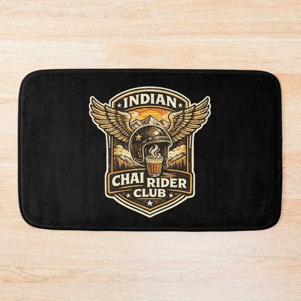 Item preview, Indian Chai Rider Club Retro Motorcycle T-Shirt | Vintage Biker Tea Lover Design designed and sold by Globalcitytees.