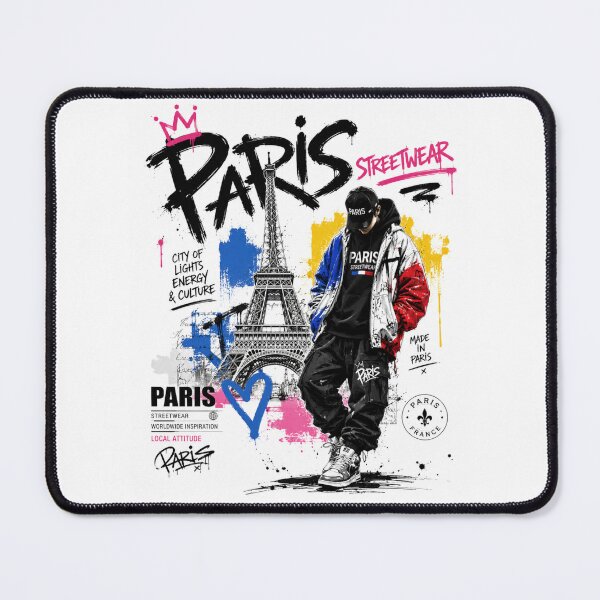 Item preview, Paris Streetwear Vibes – Urban Fashion Art designed and sold by Countries&Cities Shop.