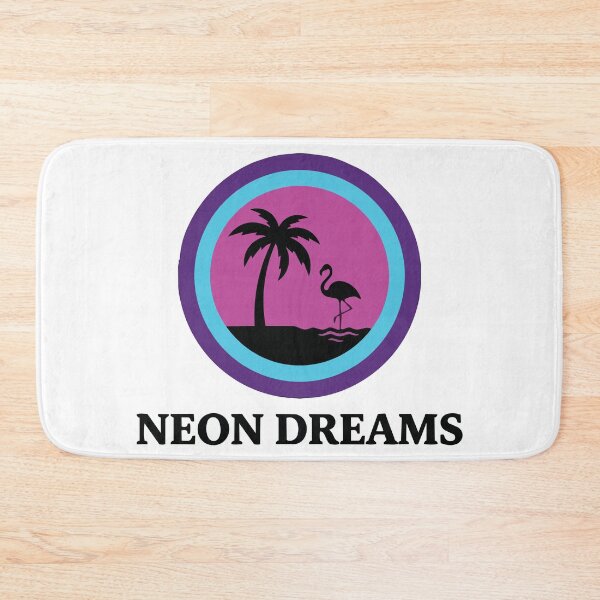 Item preview, Neon Dreams - Synthwave Flamingo & Palm Tree Sunset designed and sold by ArcApparel2020.
