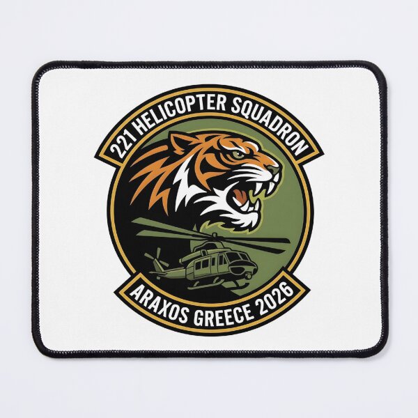 Item preview, 221 Helicopter Squadron Araxos Greece 2026 Emblem designed and sold by CharlieDesings.