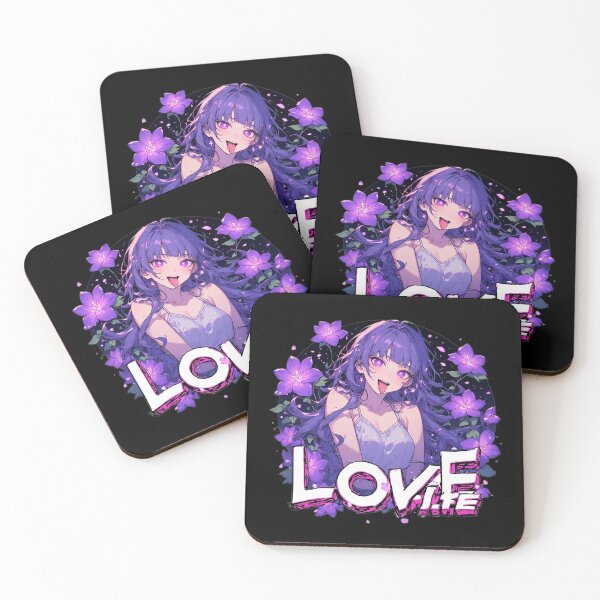 Item preview, Anime purple girl  designed and sold by Radhestore.