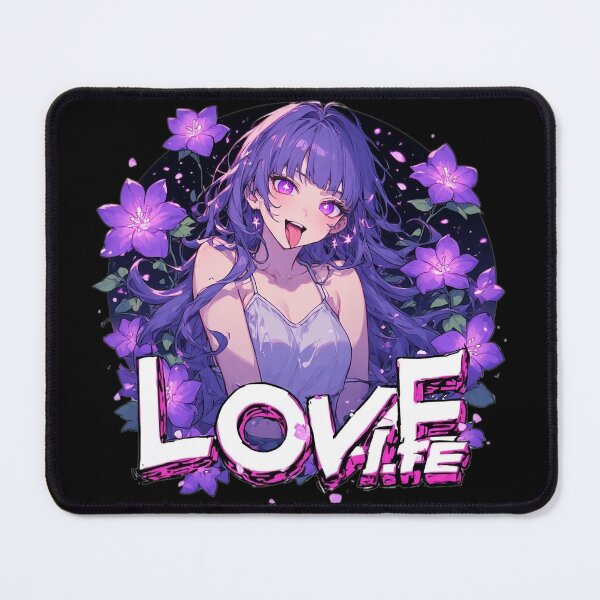 Item preview, Anime purple girl  designed and sold by Radhestore.