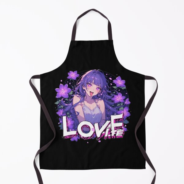 Item preview, Anime purple girl designed and sold by Radhestore.