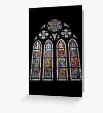 Church Window Greeting Card