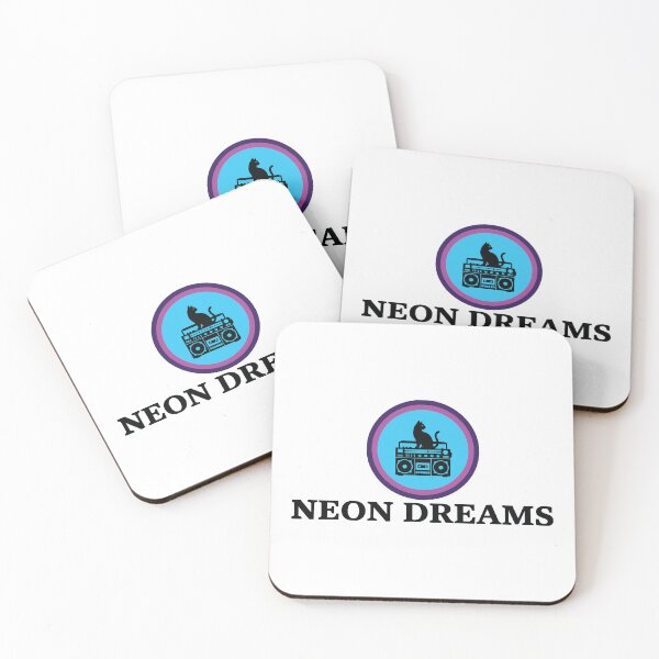 Item preview, Neon Dreams - Vintage Boombox & Cat Retro 80s Graphic designed and sold by ArcApparel2020.