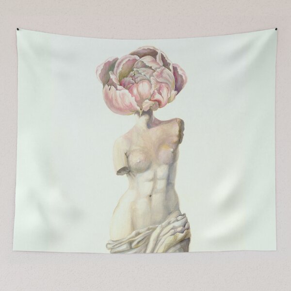 Artikelvorschau, Venusstatue mit Blumen entworfen und verkauft von artTiana.