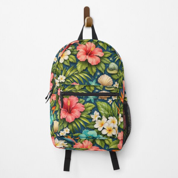 Item preview, Vibrant Botanical Hibiscus Wallpaper designed and sold by Ve & Co.