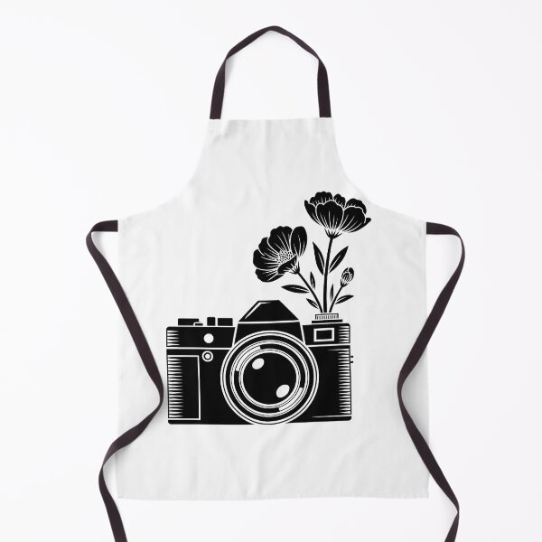 Item preview, Vintage Camera and Blooming Flowers Linocut Art designed and sold by Paulocdias.