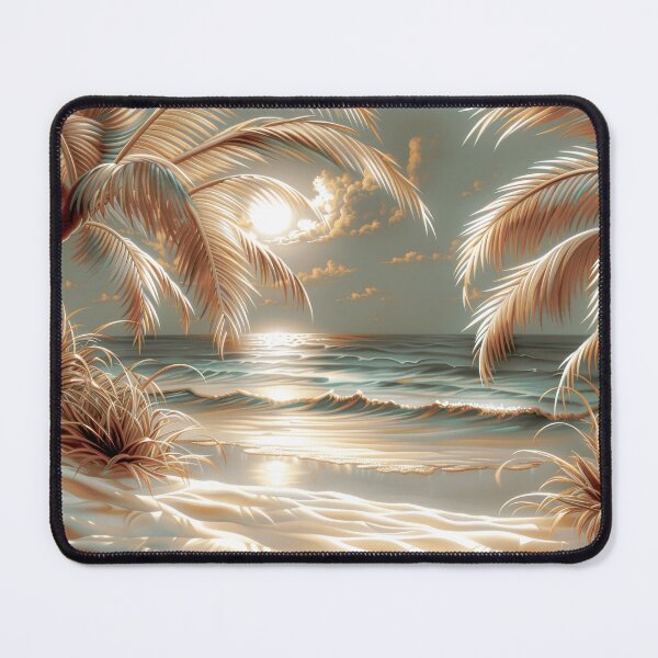 Item preview,  Vintage Tropical Ocean Sunset designed and sold by MargaretWiktor.