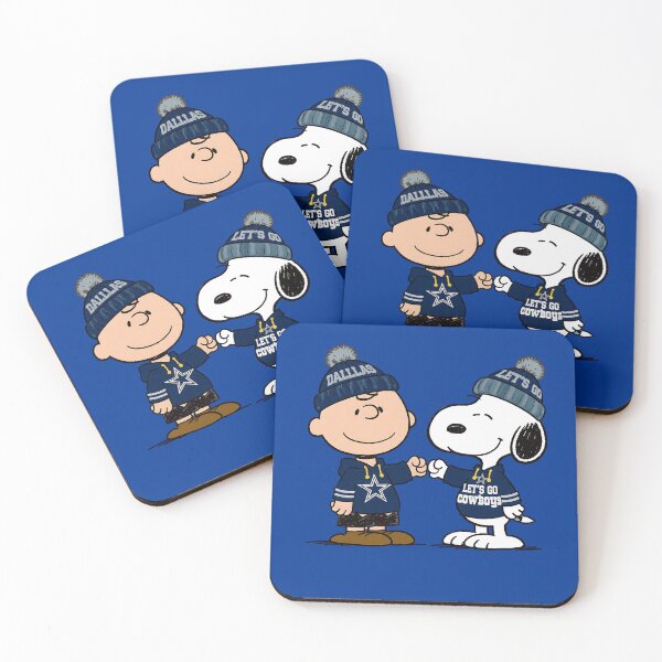 Item preview, Charlie Brown And Snoopy NFL Dallas Cowboys Football designed and sold by Peggy D Schafer.