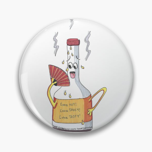 Item preview, Hot Sauce - Hand Drawn Spicy Bottle designed and sold by AJPrettyObscene.