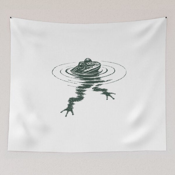 Item preview, Quiet Mind Frog Vintage Sketch designed and sold by Spyshirt.