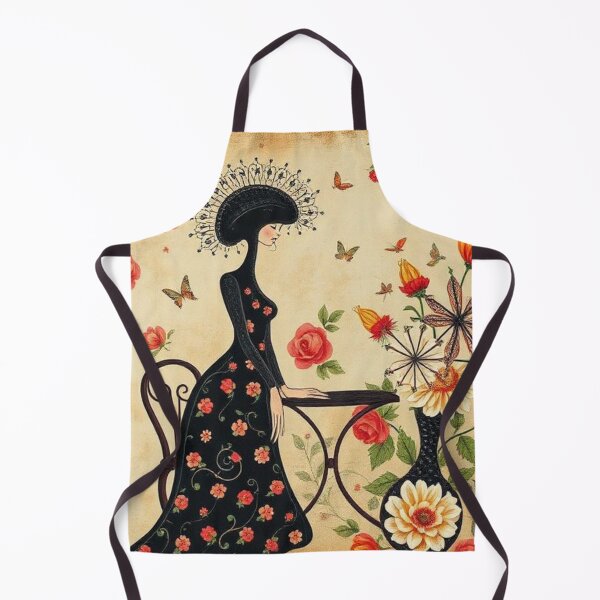 Item preview, Woman in Surreal Floral Room designed and sold by RAISC.