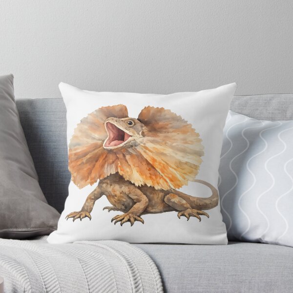 Item preview, Frill-Necked Lizard Watercolour designed and sold by Jaruart.